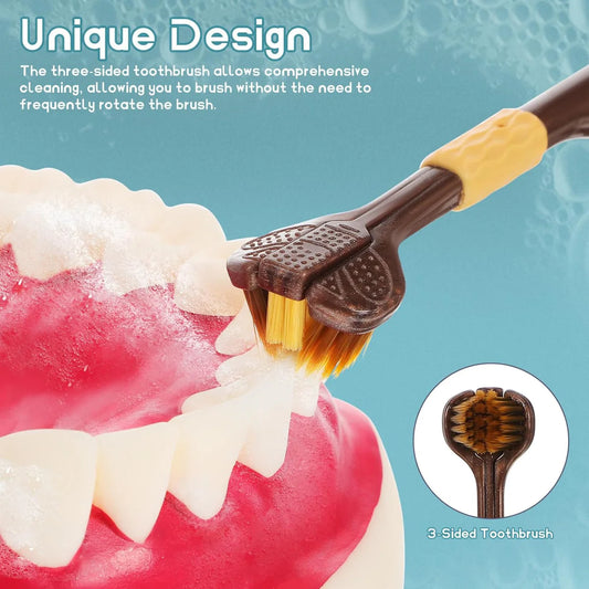 TriClean™ Nano 360° 3-Sided Toothbrush (Buy 1 Get 1 Free)